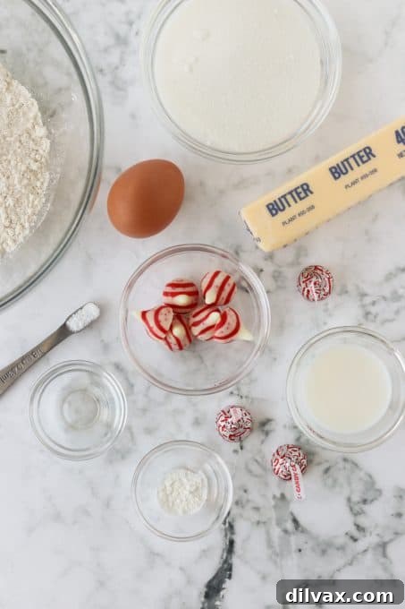 Mini Peppermint Cookie Cups 4 Ingredients for Peppermint Cookie Cups