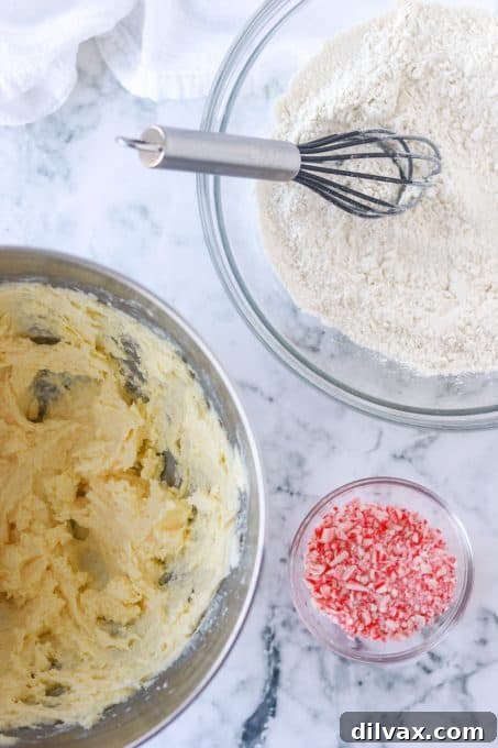 Mini Peppermint Cookie Cups 5 Process for cookie cups.