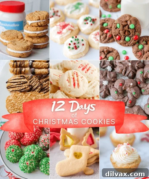 Our 12 Sweetest Days of 2021 3 A festive array of cookies arranged for the 12 Days of Cookies celebration.