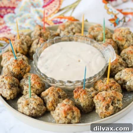 Sausage, cheese and Bisquick balls.