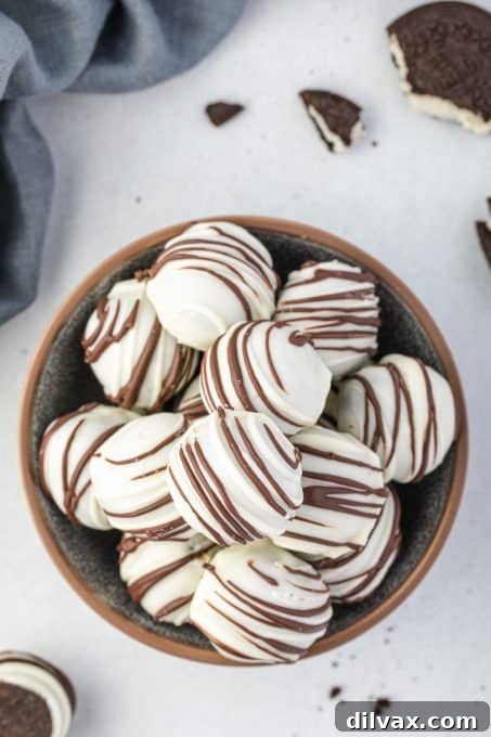 Oreo Truffles 8 Oreo Dessert Ball Recipe, served on a festive platter.
