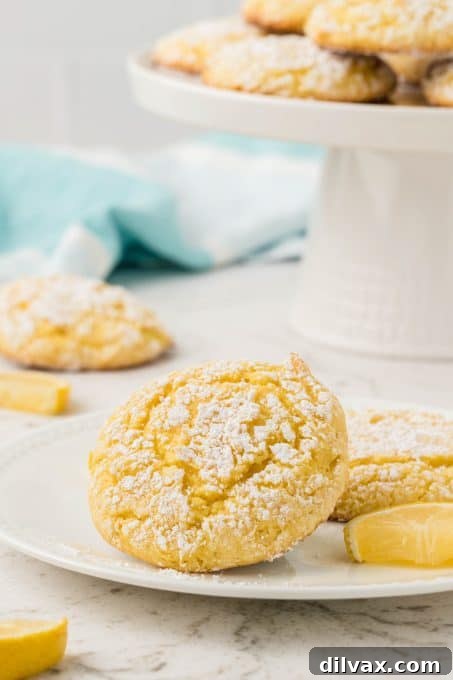 Sunshine Lemon Cookies 8 Lemon cookies made with cake mix.