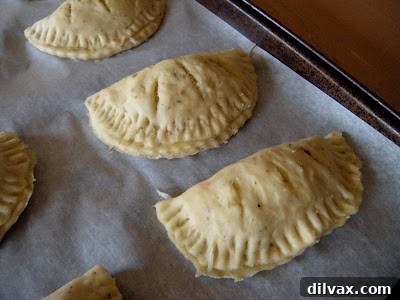 Bite Sized Pepperoni Calzones 5 Platter of baked mini pepperoni calzones, ready to serve