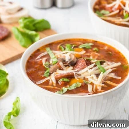 Instant Pot Pizza Soup