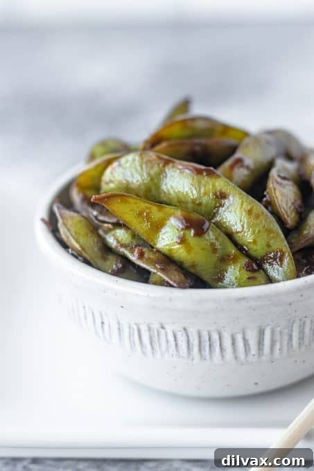 Savory Garlic Edamame 3 Garlic Edamame