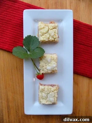 Delicious Hungarian Shortbread plated for enjoyment.