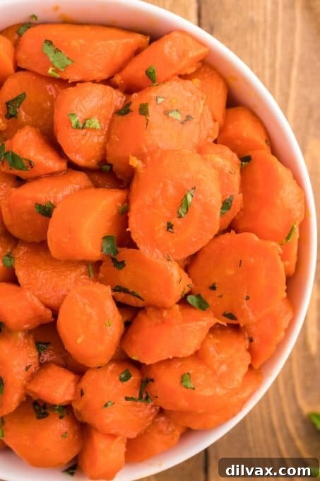 Silky Brown Sugar Carrots 3 Brown Sugar Glazed Carrots