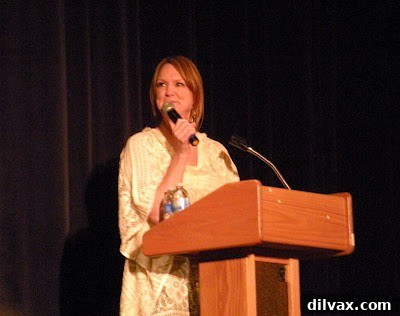 My Inaugural Book Signing Experience 3 A close-up of Ree Drummond signing a book for a fan, with a friendly expression.