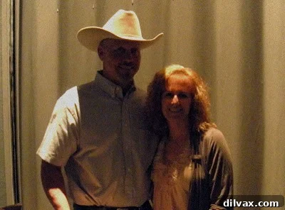 My Inaugural Book Signing Experience 6 The author posing for a photo with Ladd Drummond, Ree's husband, at the book signing.