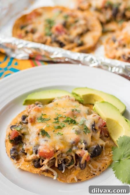 Crispy Chicken Tostadas 3 Easy Chicken Tostadas Recipe