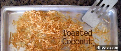 Ingredients for the Toasted Coconut Almond Shake laid out