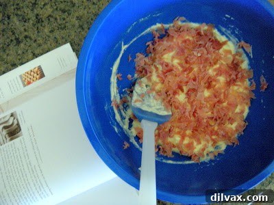 Tuesdays with Dorie: BWJ's Pizza Rustica 6 Close-up of the rich savory filling for Pizza Rustica