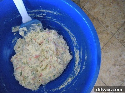 Tuesdays with Dorie: BWJ's Pizza Rustica 7 The savory filling ready to be placed in the pie crust