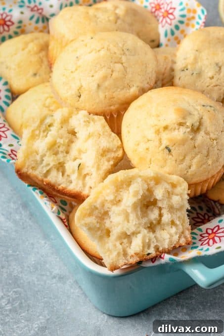 Lemon Zucchini Muffins