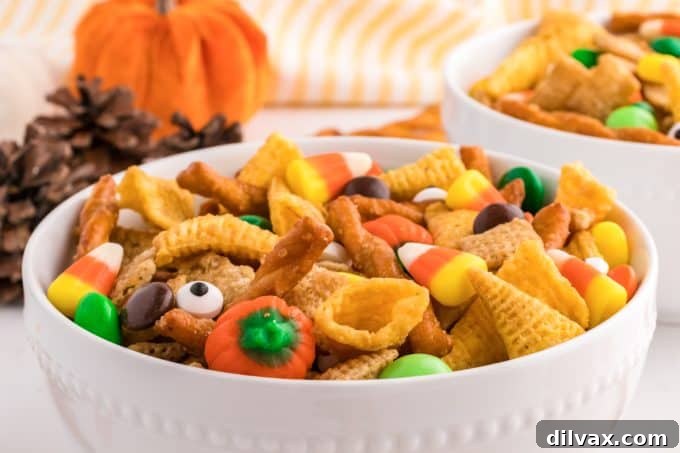 A bowl full of a festive party appetizer.