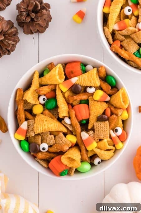 Easy Halloween Chex Mix
