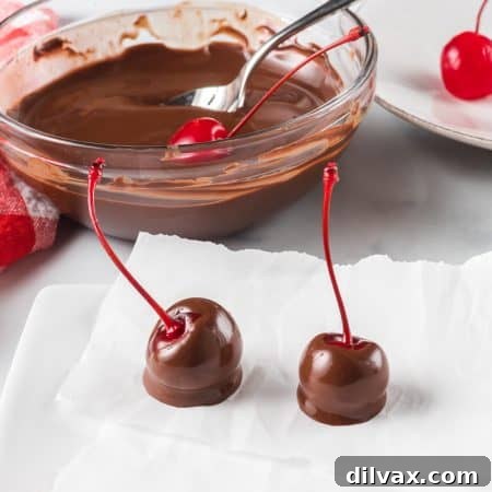 Decadent Three Ingredient Chocolate Covered Cherries 10 Easy 3 Ingredient Chocolate Covered Cherries