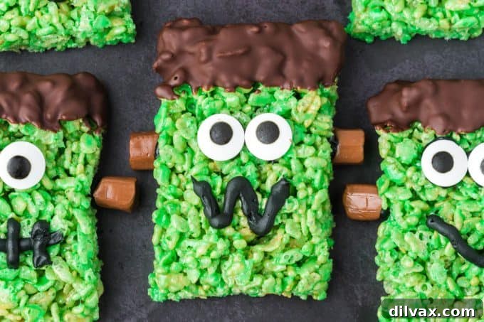 Monster Halloween Rice Krispies 