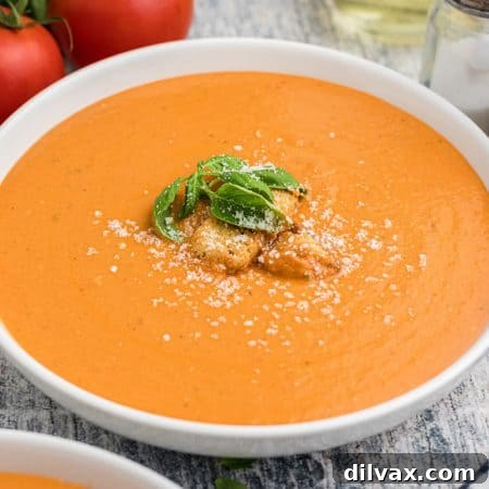 Instant Pot Tomato Basil Soup
