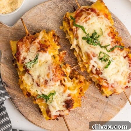 Lasagna Pasta Skewers