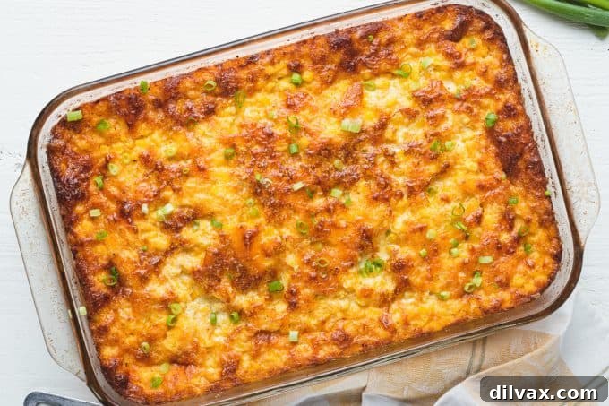 Creamy Corn Delight 2 Baked corn casserole.