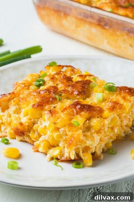 Creamy Corn Delight 4 Savory Corn Pudding
