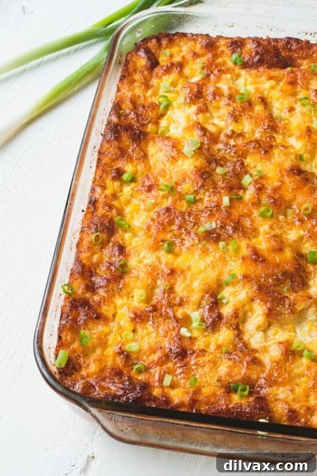 Creamy Corn Delight 10 a side dish made with corn.