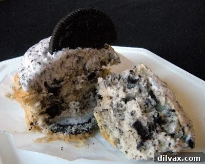 Oreo Cupcakes on a plate