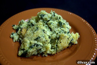 Another view of the cooked quinoa bake, highlighting the wholesome ingredients.