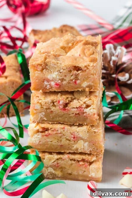 Holiday Cookie Countdown 2022 14 A festive holiday dessert table featuring delicious Peppermint Gooey Bars.