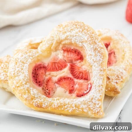 Strawberry Danish Hearts