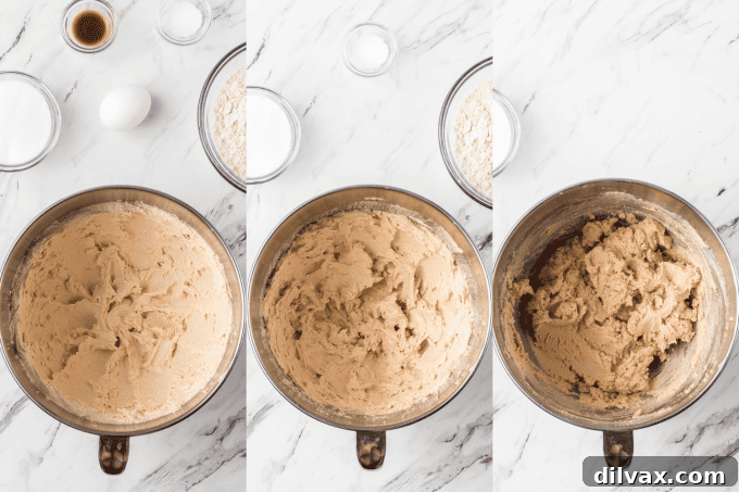 1st set of French Butter Cookies process photos.