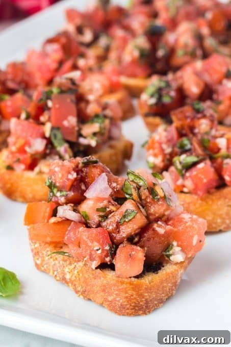 Easy Tomato Bruschetta