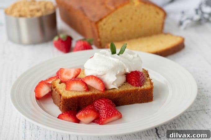 Butterscotch Pound Cake 2 Rich Brown Sugar Pound Cake, perfectly baked with a golden crust.