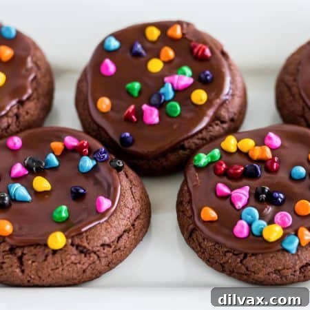 Cosmic Brownie Cookies