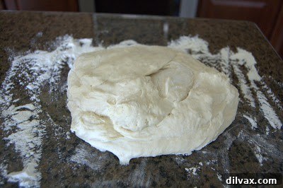French Bread: A Baker's Journey 4 Another angle of the French bread dough, demonstrating its form before entering the oven.