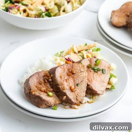 Roasted Pork Tenderloin with Asian Marinade
