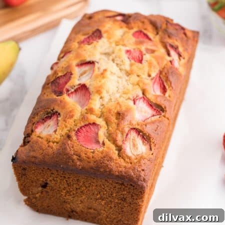 Strawberry Banana Bread