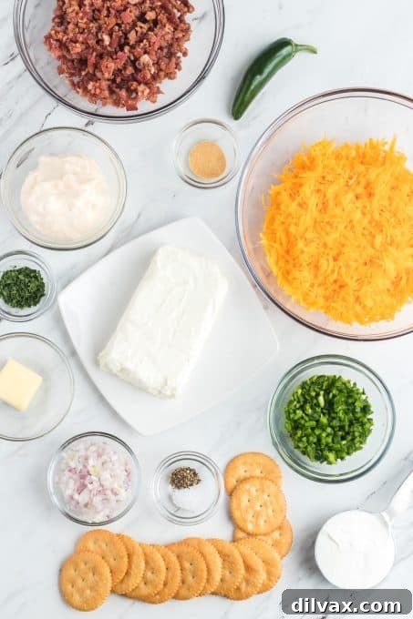 Creamy Jalapeno Popper Dip 4 Jalapeno Popper Dip Ingredients