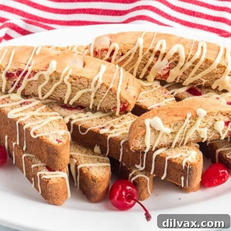 Amarena Cherry Biscotti 11 Cherry Biscotti