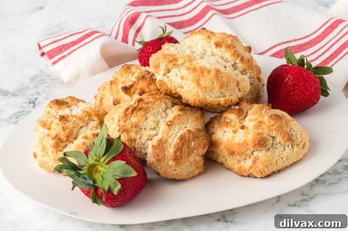 Delicious Bisquick™ Shortcakes ready to be assembled