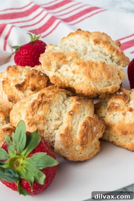 Bisquick™ Shortcake Recipe served with strawberries and whipped cream