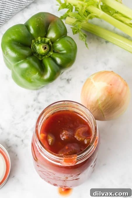 Homemade Barbecue Sauce ready to serve
