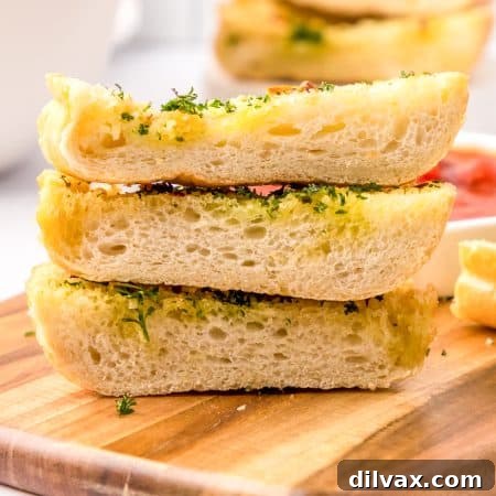 Air Fryer Garlic Bread
