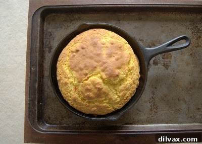 Sweet and Savory Red Pepper Cornbread 2 img 322 1