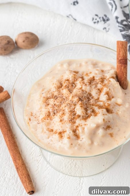 Silky Rice Pudding Perfection 5 Medium grain rice and evaporated milk are some of the ingredients in this easy pudding recipe.