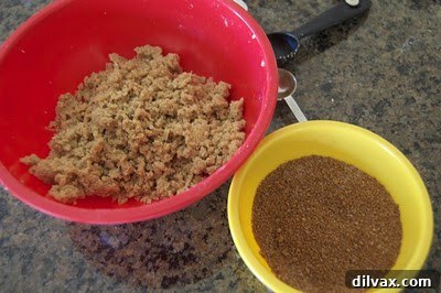 Crumb topping mixture