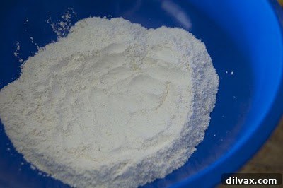 Well created in dry ingredients