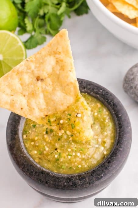 Vibrant Green Salsa 3 Homemade Salsa Verde