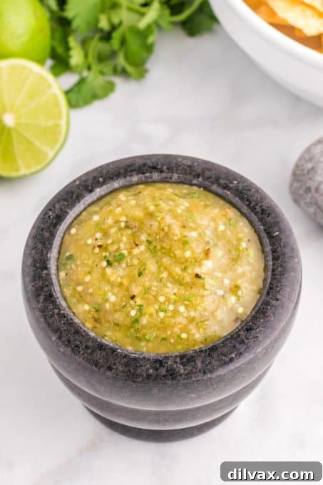 Vibrant Green Salsa 7 Green Mexican Salsa